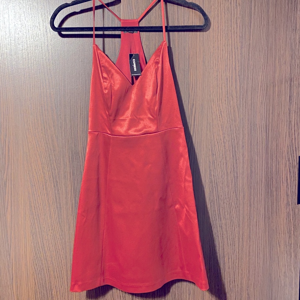 Express Red Cocktail Dress